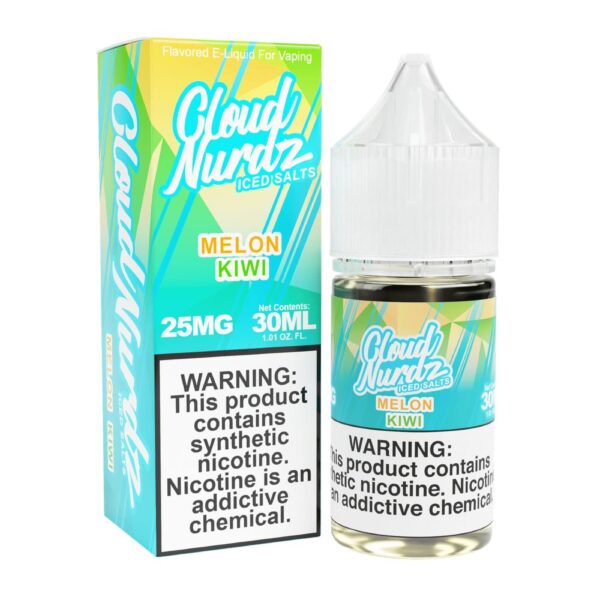 Cloud Nurdz TFN Salts ICED – Melon Kiwi 30mL