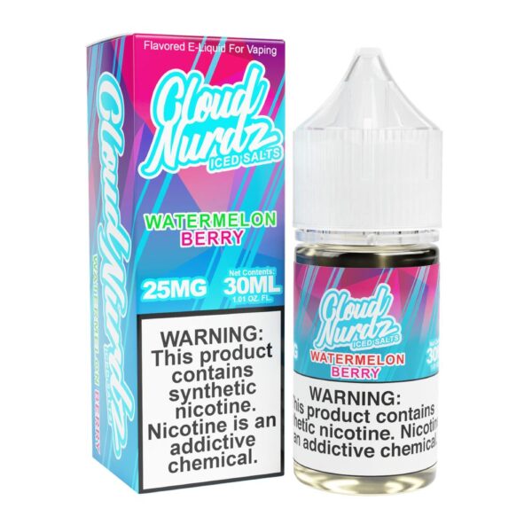 Cloud Nurdz TFN Salts ICED – Watermelon Berry 30mL