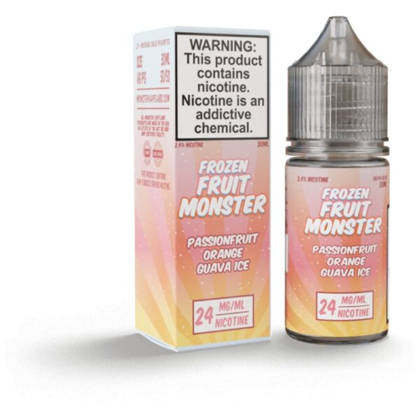 Frozen Fruit Monster Salt TFN – Passionfruit Orange Guava ICE 30mL