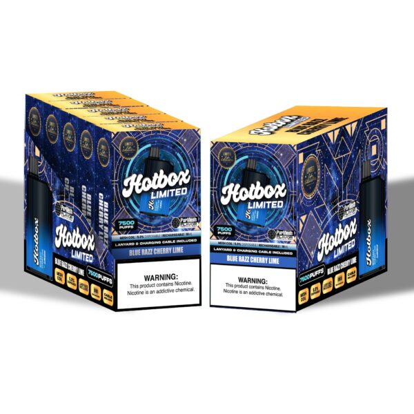 Hotbox Limited Disposable Vape 7500 Puffs | Box of 5 Units - Image 6