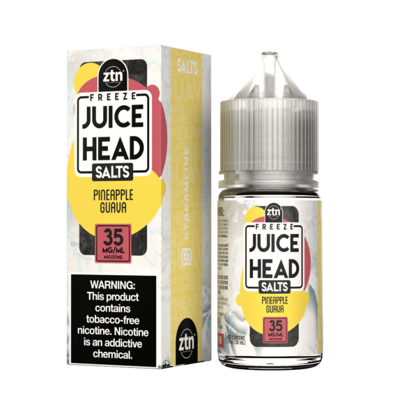 Juice Head FREEZE ZTN Salts – Pineapple Guava 30mL