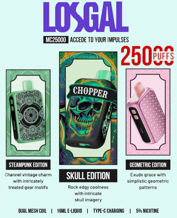 LOSGAL MC25000 25,000 Puff Disposable