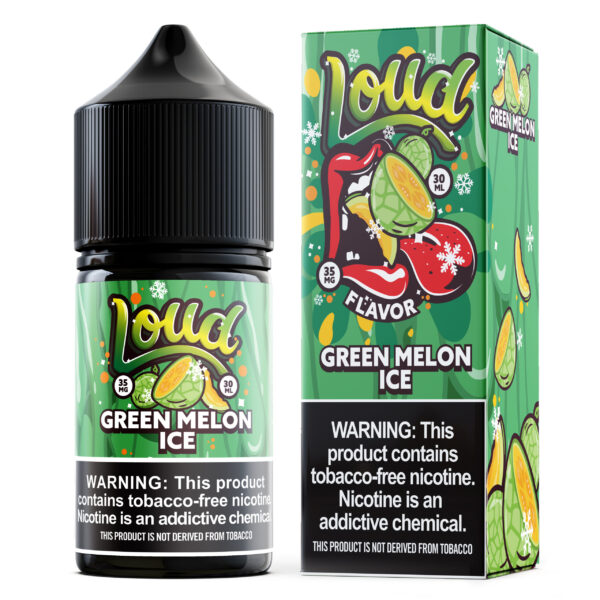 Loud TFN Salts – Green Melon Ice 30mL