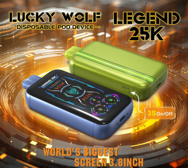 Lucky Wolf Legend 25K Puff Disposable - Image 2