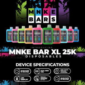 MNKE Bars MNKE XL 25,000 Puff Disposable