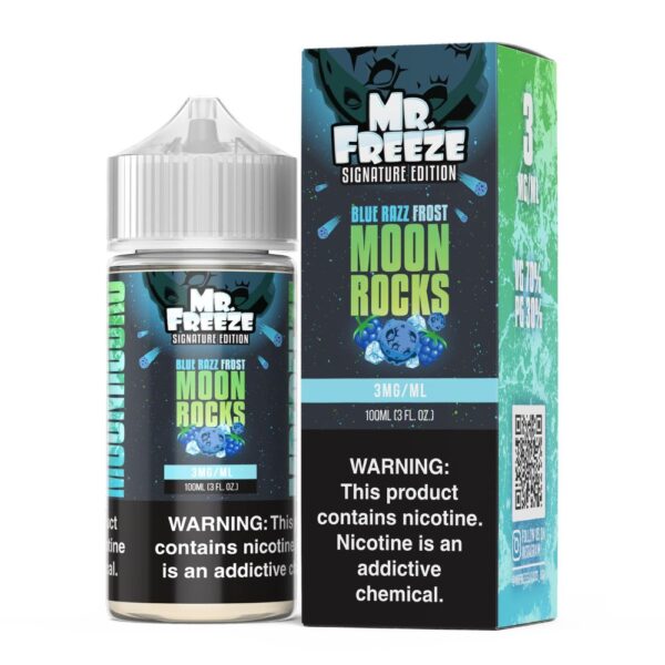 Mr Freeze Moon Rocks – Blue Razz Frost 100mL