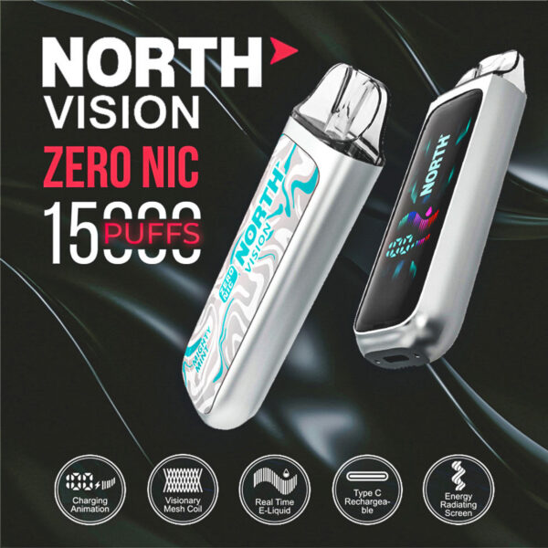 North Vision 15000 Puff Zero Nicotine Disposable - Image 3