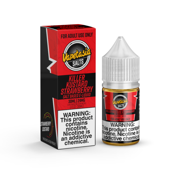 Vapetasia Salts – Killer Kustard Strawberry 30mL